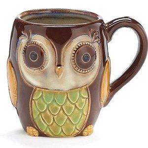 CHOCOLATE OWL MUG